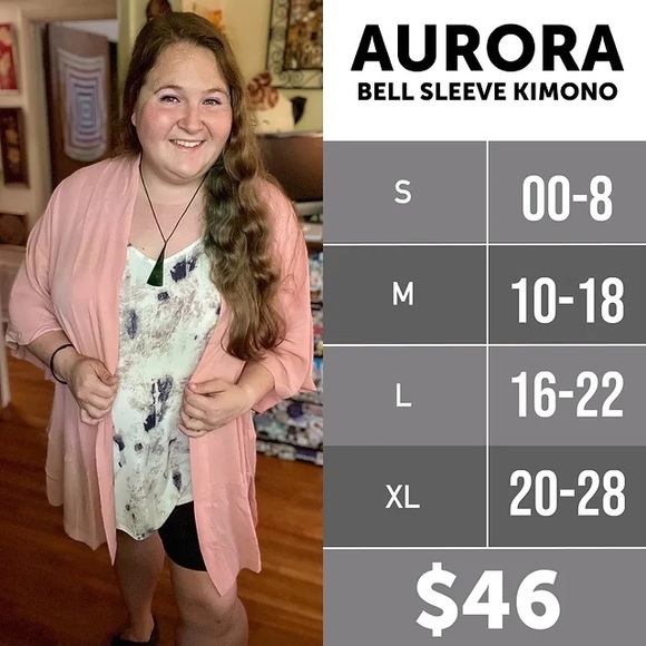 LuLaRoe Aurora Kimono. - Picture 5 of 5